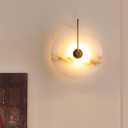 Alabaster LED Wall Lamp Round Iconic Circular — view 29