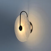 Alabaster LED Wall Lamp Round Iconic Circular — view 19