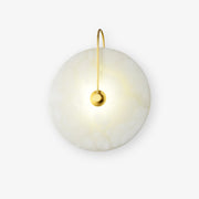 Alabaster LED Wall Lamp Round Iconic Circular — view 14