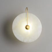 Alabaster LED Wall Lamp Round Iconic Circular — view 25