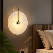 Alabaster LED Wall Lamp Round Iconic Circular — view 34