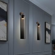 Glass Indoor Wall Lamp Cylindrical — view 34