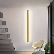 Minimalist Linear Metal / Wall Lamp, Gold / Black / White — view 13
