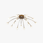 Art Deco Starry Flush Mount Ceiling Light by Tallis Home