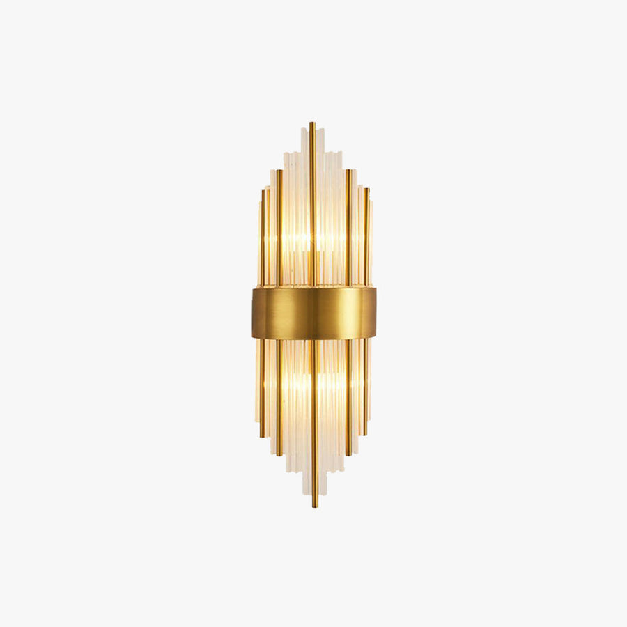 Luxury Gold Crystal Bedroom Bedside Wall Lamp by Tallis Home