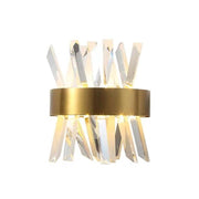 Luxury Gold Crystal Bedroom Bedside Wall Lamp — view 14