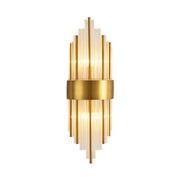 Luxury Gold Crystal Bedroom Bedside Wall Lamp — view 5