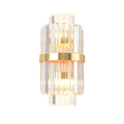 Luxury Gold Crystal Bedroom Bedside Wall Lamp — view 7