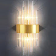 Luxury Gold Crystal Bedroom Bedside Wall Lamp — view 13