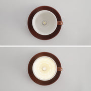 Modern Coffee Cups Ceramic Flush Ceiling Lighting — view 15