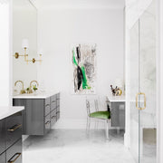 Wall Lamp Brass Fabric — view 7