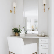 Wall Lamp Brass Fabric — view 19