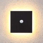 Minimalist Round / Square Outdoor Wall Lamp LED, Black / White — view 27