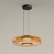 Glass Pendant Light Multi-tiered Structure — view 10
