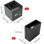 Modern Adjustable Square Outdoor Wall Lamp LED — view 19