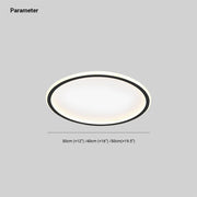 Flush Mount Ceiling Light Modern LED Round — view 7