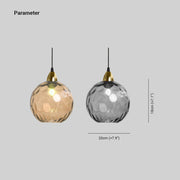 Water Ripple Glass Pendant Light — view 4