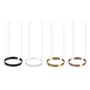 Luxury Minimalist LED Ring Pendant Light — view 11