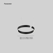Luxury Minimalist LED Ring Pendant Light — view 4