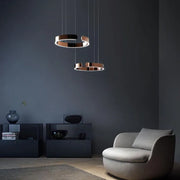 Luxury Minimalist LED Ring Pendant Light — view 5