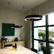 Luxury Minimalist LED Ring Pendant Light — view 8