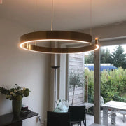 Luxury Minimalist LED Ring Pendant Light — view 6