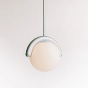 Linear Chandelier Red & Silver — view 41