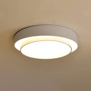 Ceiling Lamp Double Ring Grey & Black & White Cylinder shape — view 20