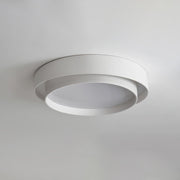 Ceiling Lamp Double Ring Grey & Black & White Cylinder shape — view 11