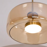 Modern Glass Pendant Light Clear / Smoky / Amber — view 19