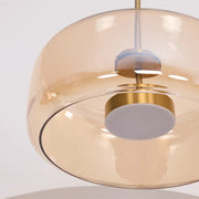 Modern Glass Pendant Light Clear / Smoky / Amber — view 18