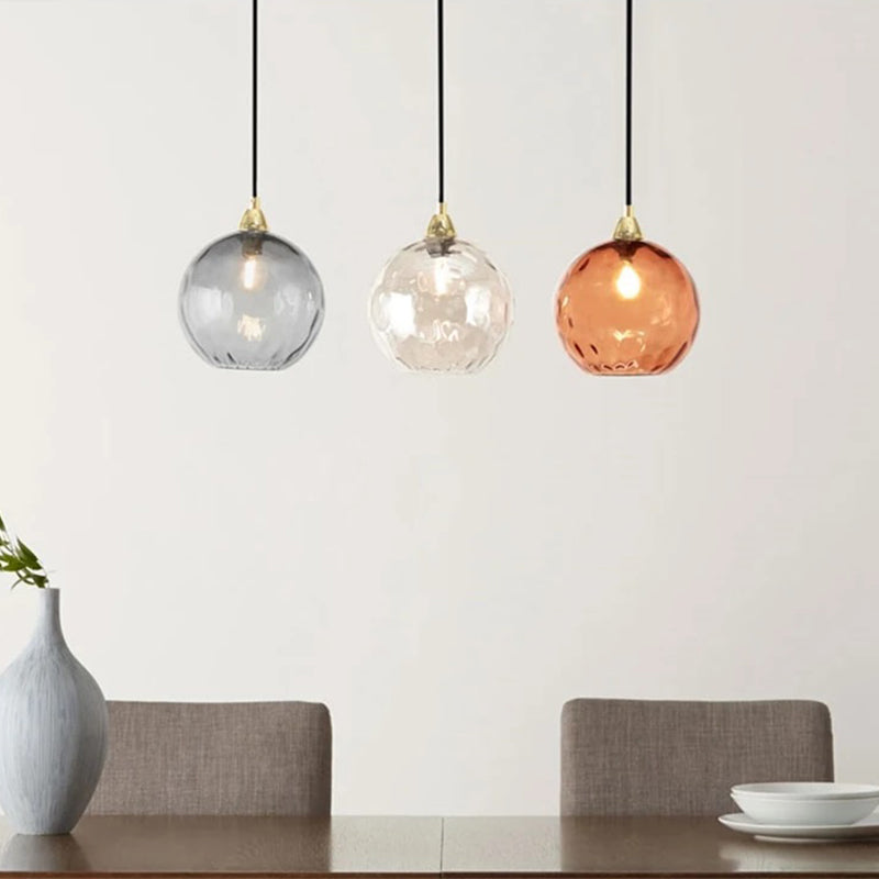 Water Ripple Glass Pendant Light — view 2