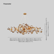 Ginkgo Chandelier — view 2