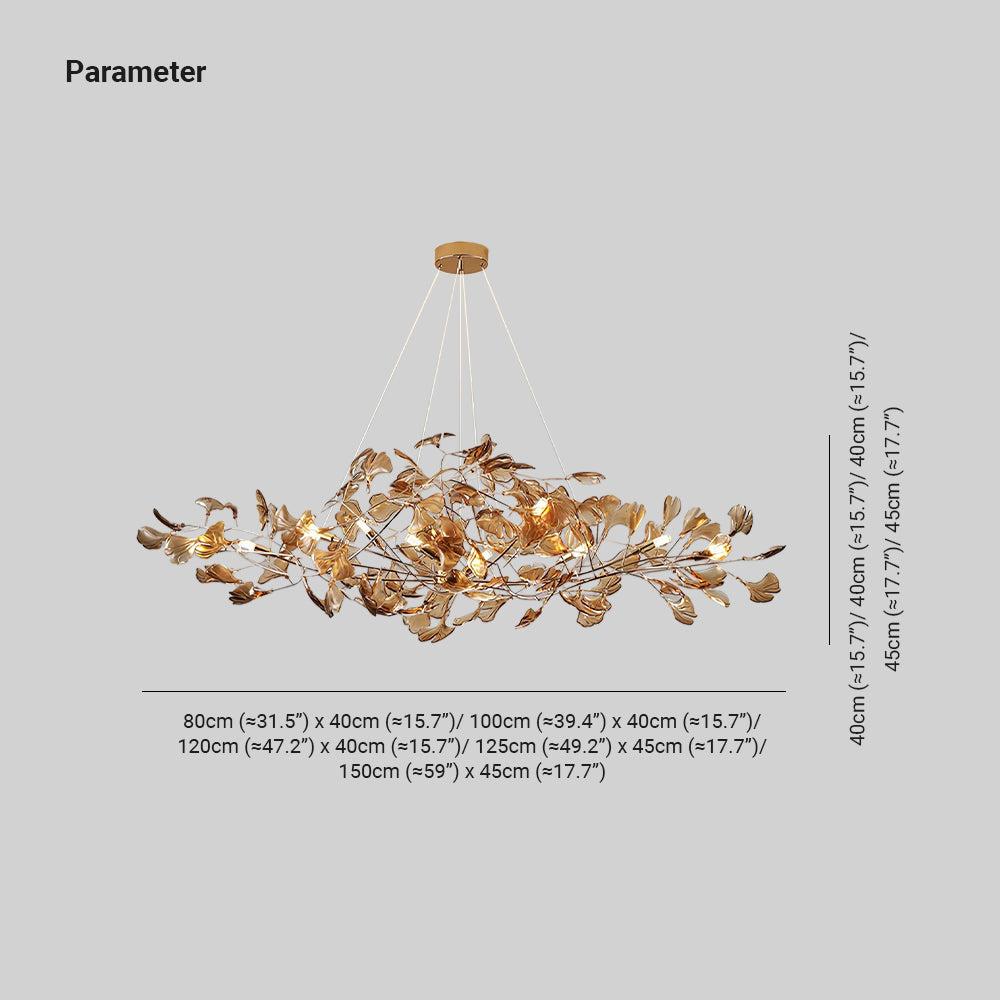 Ginkgo Chandelier — view 2