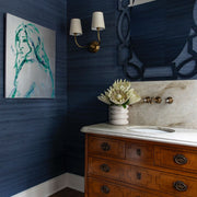Wall Lamp Black Bronze Fabric — view 17