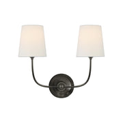 Wall Lamp Black Bronze Fabric — view 41