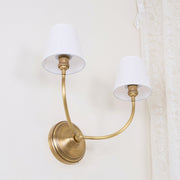 Wall Lamp Black Bronze Fabric — view 62