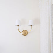 Wall Lamp Black Bronze Fabric — view 63