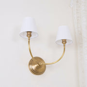 Wall Lamp Black Bronze Fabric — view 66