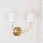 Wall Lamp Black Bronze Fabric — view 67