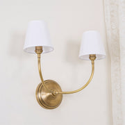 Wall Lamp Black Bronze Fabric — view 68