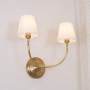 Wall Lamp Black Bronze Fabric — view 60
