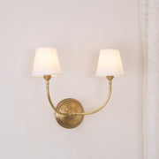 Wall Lamp Black Bronze Fabric — view 72