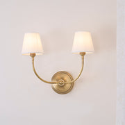 Wall Lamp Black Bronze Fabric — view 73