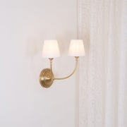 Wall Lamp Black Bronze Fabric — view 58