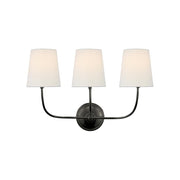 Wall Lamp Black Bronze Fabric — view 42