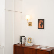 Wall Lamp Black Bronze Fabric — view 9