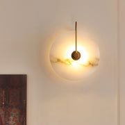 Alabaster LED Wall Lamp Round Iconic Circular — view 13