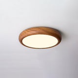 Walnut Wood Grain & White