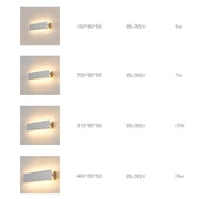 LED Metal Indoor Wall Lamp Rotatable, White — view 5